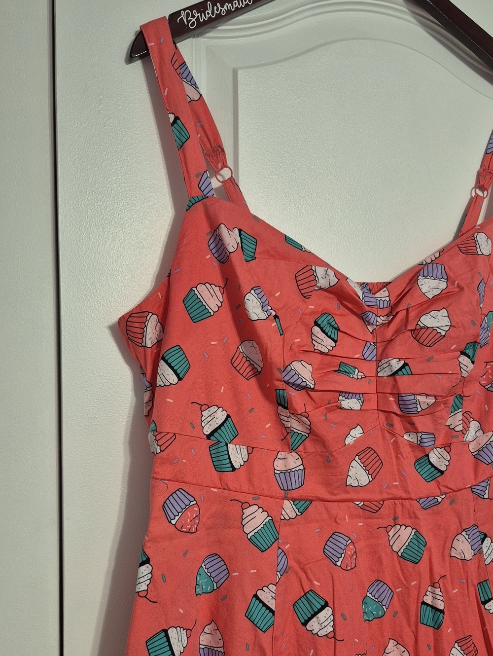 TORRID Coral Cupcake Print Sundress - Picture 2 of 10